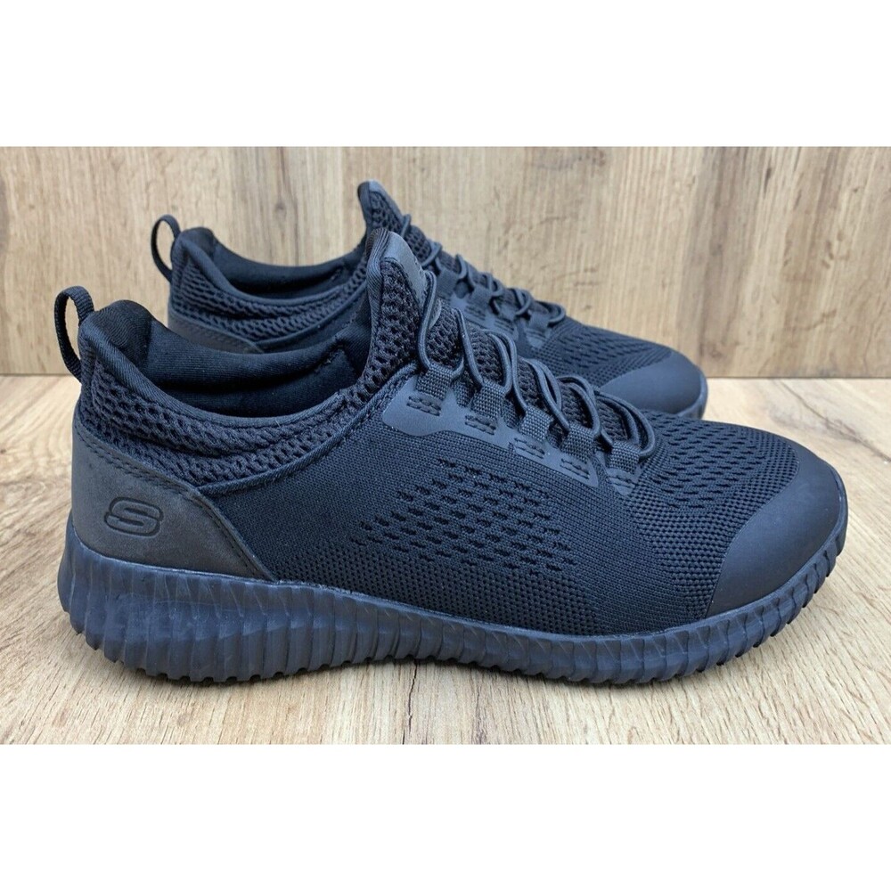 Skechers Work Cessnock Carrboro Shoes Women's Size 7 Black SR Memory Foam  77260 - Picture 2 of 15